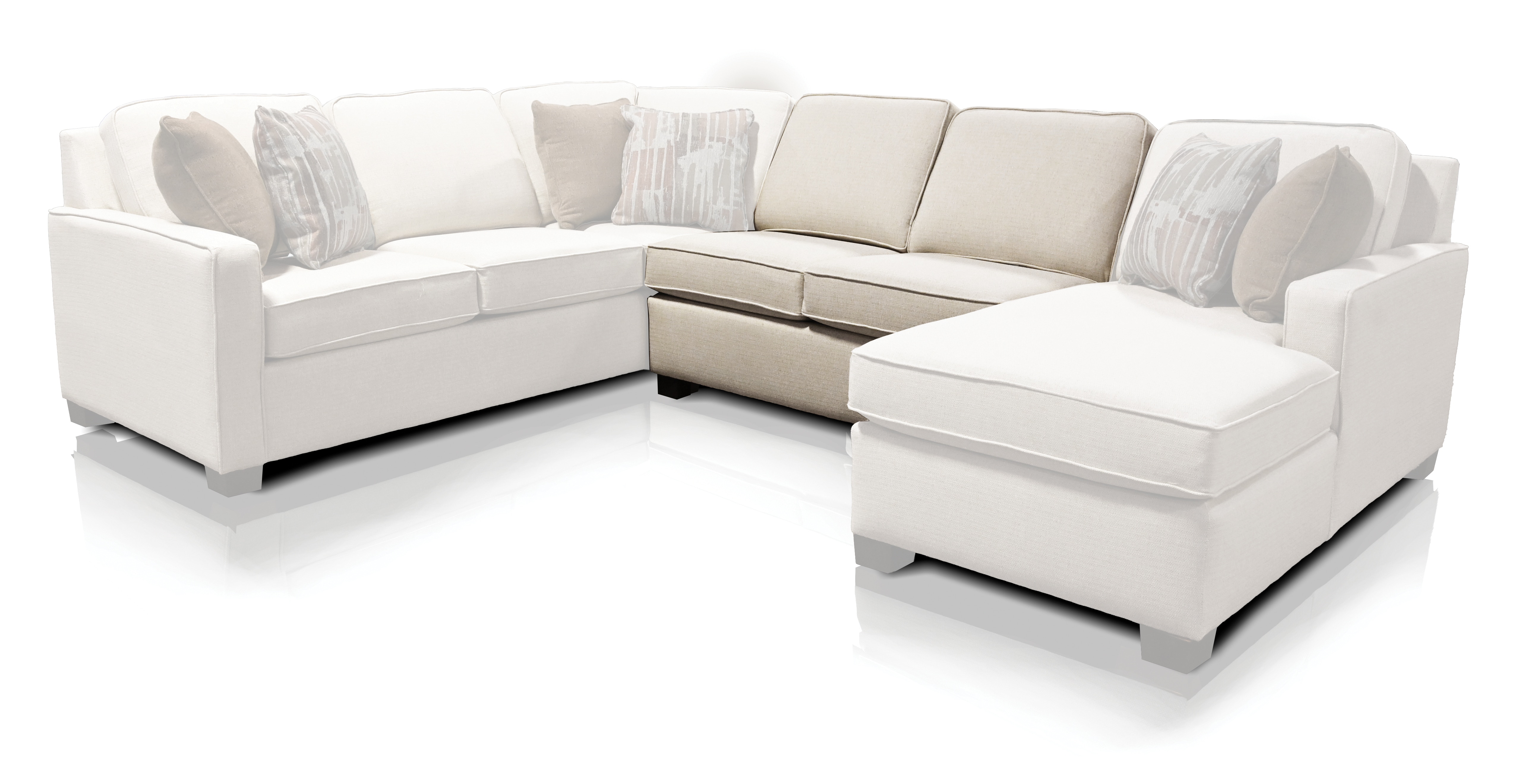 England Living Room Nola Armless Loveseat 3N00-43 - England